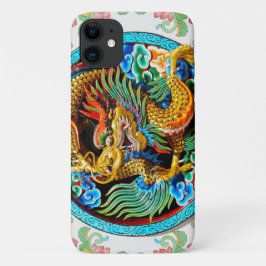 Cool chinese kleurrijke drakenverflotusbloem Case-Mate iPhone case
