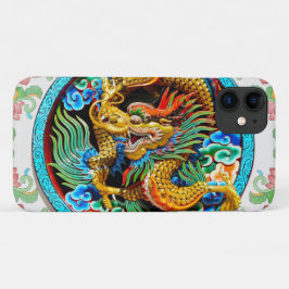 Cool chinese kleurrijke drakenverflotusbloem Case-Mate iPhone case