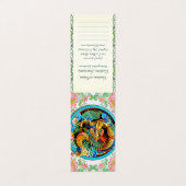 Cool chinese kleurrijke drakenverflotusbloem visitekaartje (Buitenkant ongevouwen)