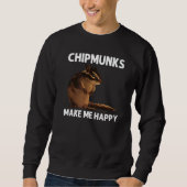 Cool Chipmunk For Men Women Squirrel Whisperer  Ro Trui (Voorkant)