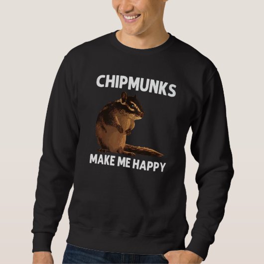 Cool Chipmunk For Men Women Squirrel Whisperer  Ro Trui (Voorkant)