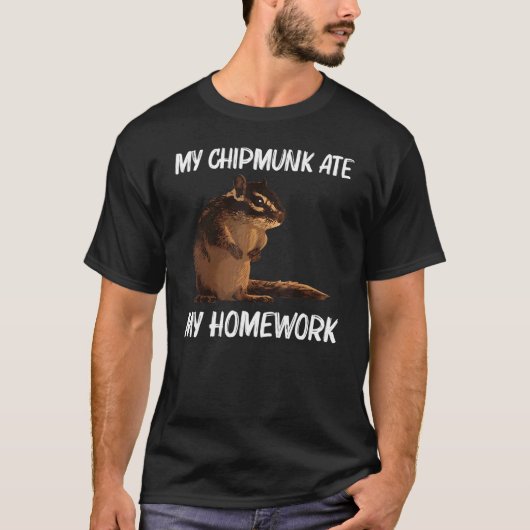 Cool Chipmunk voor kinderen T-shirt (Voorkant)