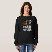 Cool Chipmunk voor mannen Chipmunk Whisperer Pet Trui (Voorkant volledig)