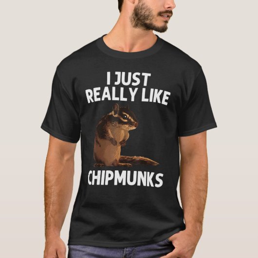 Cool Chipmunk voor mannen Squirrel Whisperer Ro T-shirt (Voorkant)