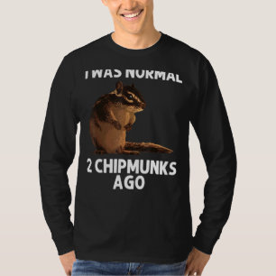 Cool Chipmunk voor mannen Squirrel Whisperer Ro T-shirt