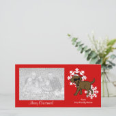 Cool Chocolate Labrador Christmas Cartoon Feestdagenkaart (Staand voorkant)
