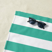 Cool Chocolate Labrador Sunglazen Strandlaken (In situ)