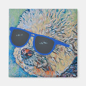 Cool 'Chon de Bichon Magneet (Voorkant)