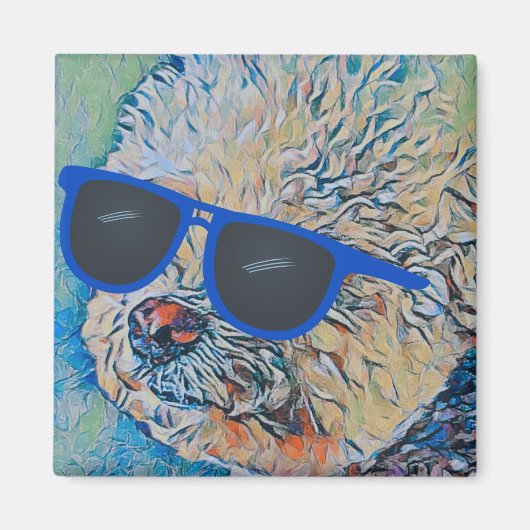 Cool 'Chon de Bichon Magneet (Voorkant)