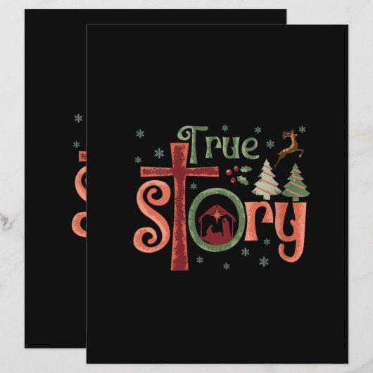 Cool Christian Christmas Resurrection Day Jesus Tr (Voorkant / Achterkant)