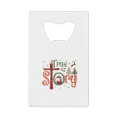 Cool Christian Christmas Resurrection Day Jesus Tr Creditkaart Flessenopener (Voorkant)