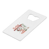 Cool Christian Christmas Resurrection Day Jesus Tr Creditkaart Flessenopener (Voorkant Gekanteld)