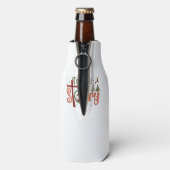 Cool Christian Christmas Resurrection Day Jesus Tr Flesjeskoeler (Fles Achterkant)