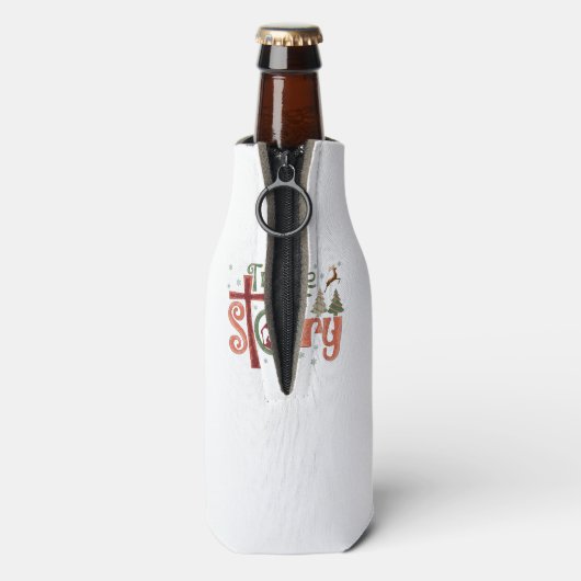 Cool Christian Christmas Resurrection Day Jesus Tr Flesjeskoeler (Fles Achterkant)