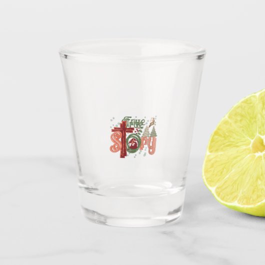 Cool Christian Christmas Resurrection Day Jesus Tr Shot Glas (Voorkant)