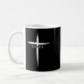 Cool Christian Cross Jesus Saves Men Women Graphic Koffiemok (Links)