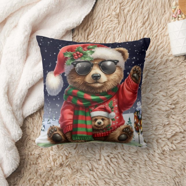 Cool Christmas Beer Kussen (Deken)