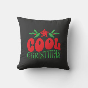 Cool Christmas – Bold Retro Vakantiehuis Decor Kussen