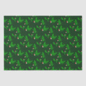 Cool Christmas Dragon Green Holiday Tissuepapier (Voorkant)