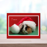 Cool Christmas Guinea Pig Post Kaart<br><div class="desc">Kerstmis briefkaarten zijn een geweldige manier om een vakantie groet te sturen. Als u van proefkonijnen houdt,  zou dit briefkaart perfect zijn voor uw vakantiegroeten. Copyright Cool Cavy Guinee Pig Shop</div>
