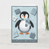 Cool Christmas Holiday Kaart (Voorkant)