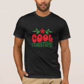 Cool Christmas – Leuke vakantie Holly & Star Desig T-shirt (Voorkant)