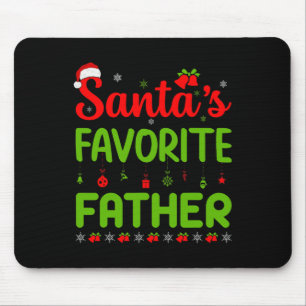 Cool Christmas Santa's Favoriete Vader Schattige V Muismat