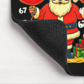 Cool Christmas Six Seven Santa Claus 6 7 Funny Gen Muismat (Hoek)