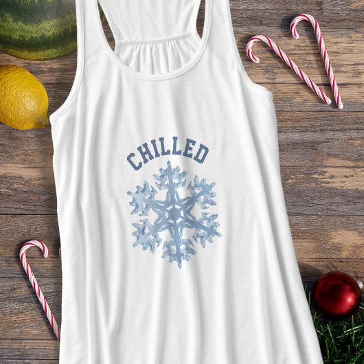 Cool Christmas Snowflake Custom gekoeld T-shirt