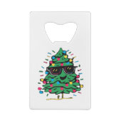Cool Christmas Tree Classic Creditkaart Flessenopener (Achterkant)