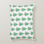 COOL CHRISTMAS TREES PILLOW ACCENT KUSSEN (Voorkant(Verticaal))