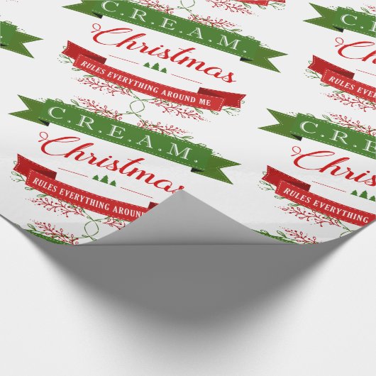 Cool Christmas Wrapping Paper Grappig Cadeaupapier (Hoek)