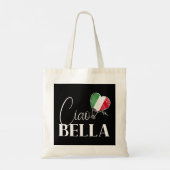 Cool Ciao Bella Graphic for a Romantic Italy Honey Tote Bag (Achterkant)