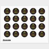 Cool Cinco de Mayo Birthday 5 mei Ronde Sticker (Vel)