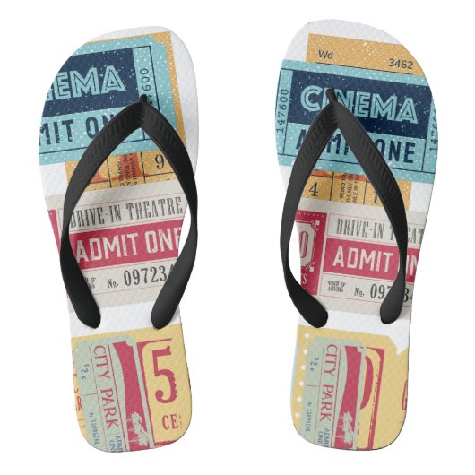 Cool Cinema tickets l Trendy mode Teenslippers (Voetbed)