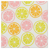 Cool Citrus Pattern Stof (Close Up)