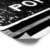 Cool City Limit - Road Sign - Poster (Hoek)