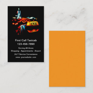 Cool City Taxi Service Visitekaartjes