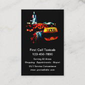 Cool City Taxi Service Visitekaartjes (Voorkant)