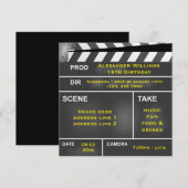 Cool Clapper Board 18e verjaardag Kaart (Voorkant / Achterkant)