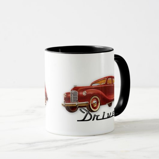 Cool Classic AUM-driver Retro Auto Mok (Voorkant rechts)