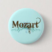 Cool Classical Mozart Button (Voorkant)