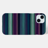 Cool Classy Artistic Waterverf Stripe Art Patroon Case-Mate iPhone Case (Achterkant (horizontaal))