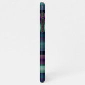 Cool Classy Artistic Waterverf Stripe Art Patroon iPhone Hoesje (Linkerkant)