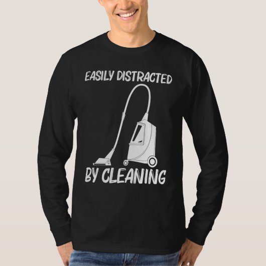 Cool Cleaner Art for Men Women Clean Cleaner Tool T-shirt (Voorkant)