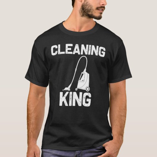 Cool Cleaner Art for Men Women Clean Cleaner Tool T-shirt (Voorkant)