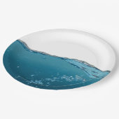 Cool Clear Blue Wave Papieren Bordje (Gekanteld)