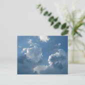 Cool Cloud Formations and Blue Skies Briefkaart (Staand voorkant)