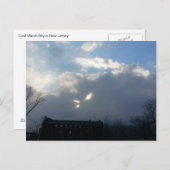 Cool Clouds met blik op Cat Eyes, NJ Briefkaart (Voorkant / Achterkant)