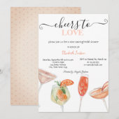 Cool Cocktails Dotted Vrijgezellenfeest Kaart (Voorkant / Achterkant)